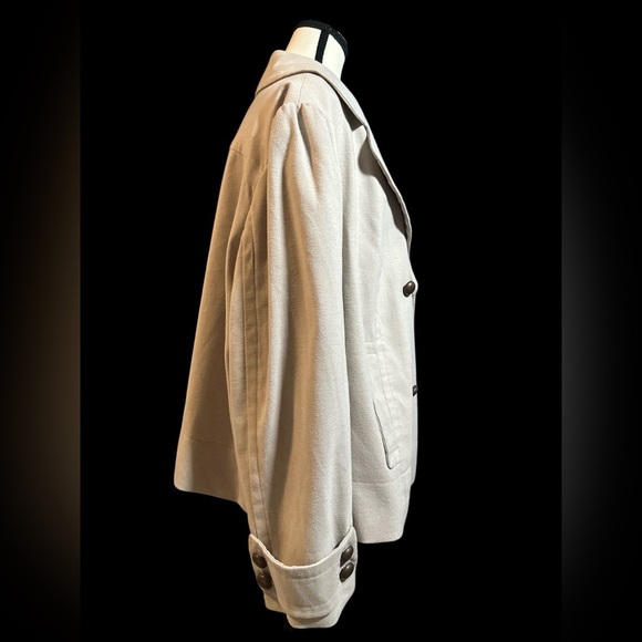 Worthington Women's Cream Pea Coat - Picture 5 of 6
